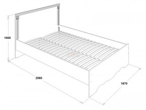 Кровать двойная Ольга 1Н + 2-а ящика (1600*2000) в Тарко-Сале - tarko-sale.ok-mebel.com | фото 2