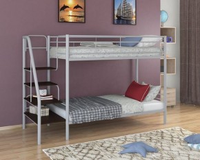 Кровать двухъярусная "Толедо" Серый/Венге в Тарко-Сале - tarko-sale.ok-mebel.com | фото