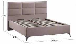 Кровать двуспальная Делана с ПМ Тип 1 в Тарко-Сале - tarko-sale.ok-mebel.com | фото 4