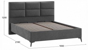 Кровать двуспальная Делана с ПМ Тип 1 в Тарко-Сале - tarko-sale.ok-mebel.com | фото 4