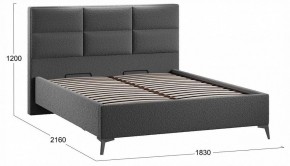 Кровать двуспальная Делана с ПМ Тип 1 в Тарко-Сале - tarko-sale.ok-mebel.com | фото 4