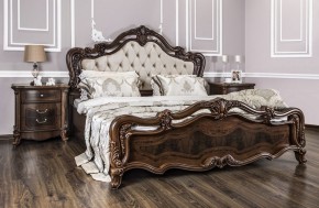 Кровать двуспальная Илона с мягким изголовьем (1800) караваджо в Тарко-Сале - tarko-sale.ok-mebel.com | фото