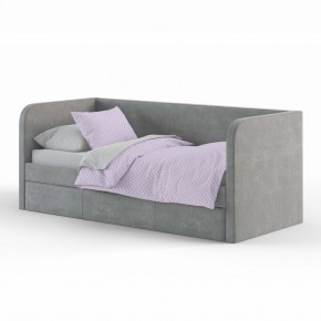 Кровать ERICA DOUBLE интерьерная в ткани рогожка Moderno в Тарко-Сале - tarko-sale.ok-mebel.com | фото 2