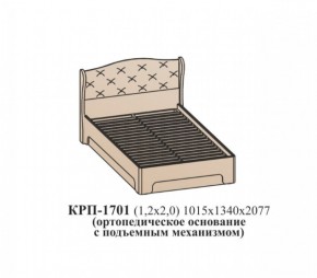 Кровать ЭЙМИ с подъемным механизмом КРП-1701 (1200х2000) Венге/патина серебро в Тарко-Сале - tarko-sale.ok-mebel.com | фото