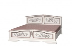 ЕЛЕНА Кровать из массива 1400 (Дуб Молочный) в Тарко-Сале - tarko-sale.ok-mebel.com | фото