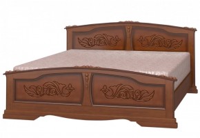 ЕЛЕНА Кровать из массива 1200 (Орех) в Тарко-Сале - tarko-sale.ok-mebel.com | фото 1