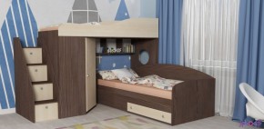 Кровать Кадет-2 с универсальной лестницей в Тарко-Сале - tarko-sale.ok-mebel.com | фото 2