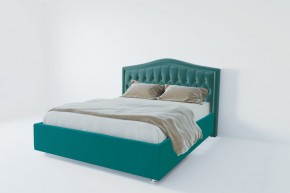 Кровать Калининград с ПМ 1600 (велюр бирюзовый) в Тарко-Сале - tarko-sale.ok-mebel.com | фото 2
