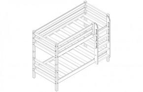 Кровать низкая с прямой лестницей Соня (Вариант 11) в Тарко-Сале - tarko-sale.ok-mebel.com | фото 3