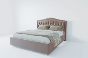 Кровать Нягань с ПМ 1200 (велюр серый) в Тарко-Сале - tarko-sale.ok-mebel.com | фото 2