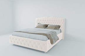 Кровать Нягань с ПМ 2000 (экокожа белая) в Тарко-Сале - tarko-sale.ok-mebel.com | фото 2
