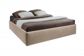 Кровать Подиум с ПМ 1400 (велюр светло-серый) в Тарко-Сале - tarko-sale.ok-mebel.com | фото 2