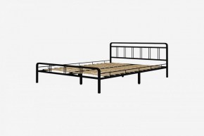 Кровать "Леон" Черная (1200*2000) (ножки-черные) в Тарко-Сале - tarko-sale.ok-mebel.com | фото 3