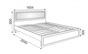 Кровать 1.6 Беатрис М10 с мягкой спинкой и ортопедическим основанием (дуб млечный) в Тарко-Сале - tarko-sale.ok-mebel.com | фото 3