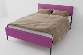 Кровать Стандарт Мини с ортопедическим основанием 800 (велюр розовый) в Тарко-Сале - tarko-sale.ok-mebel.com | фото