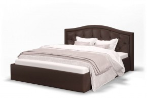 Кровать Стелла 1200 + Основание (Лесмо brown) коричневый в Тарко-Сале - tarko-sale.ok-mebel.com | фото 1
