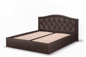 Кровать Стелла 1200 + Основание (Лесмо brown) коричневый в Тарко-Сале - tarko-sale.ok-mebel.com | фото 3