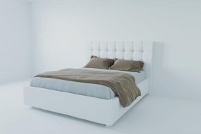 Кровать Венеция без основания 800 (экокожа белая) в Тарко-Сале - tarko-sale.ok-mebel.com | фото