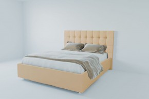 Кровать Венеция с ПМ 1600 (экокожа бежевая) в Тарко-Сале - tarko-sale.ok-mebel.com | фото 2