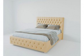 Кровать Версаль с ПМ 2000 (экокожа бежевая) в Тарко-Сале - tarko-sale.ok-mebel.com | фото