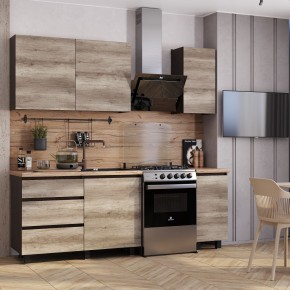 Кухня Энигма 1.6 м (венге/дуб каньон) в Тарко-Сале - tarko-sale.ok-mebel.com | фото