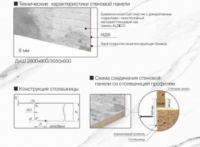 Кухонный фартук со столешницей (А-02) в едином стиле (3050 мм) в Тарко-Сале - tarko-sale.ok-mebel.com | фото 7