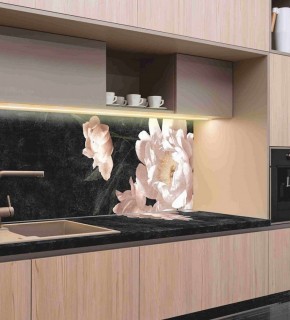 Кухонный фартук со столешницей (А-05) в едином стиле (3050 мм) в Тарко-Сале - tarko-sale.ok-mebel.com | фото