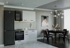 Кухонный гарнитур Белый Глянец 1600 (Стол. 38мм) в Тарко-Сале - tarko-sale.ok-mebel.com | фото