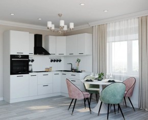 Кухонный гарнитур Белый Глянец 2400*1600 (Стол. 26мм) в Тарко-Сале - tarko-sale.ok-mebel.com | фото