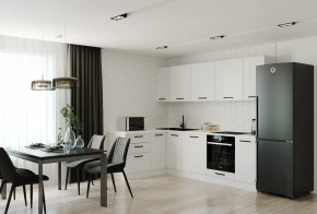 Кухонный гарнитур Белый Глянец 2600*1600 (Стол. 26мм) в Тарко-Сале - tarko-sale.ok-mebel.com | фото