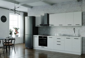 Кухонный гарнитур Белый Глянец 2800 (Стол. 38мм) в Тарко-Сале - tarko-sale.ok-mebel.com | фото