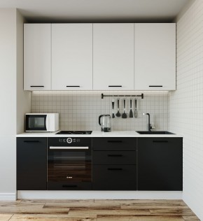 Кухонный гарнитур Графика 2200 (Стол. 26мм) в Тарко-Сале - tarko-sale.ok-mebel.com | фото