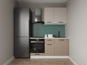 Кухонный гарнитур Каппучино 1600 (Стол. 38мм) в Тарко-Сале - tarko-sale.ok-mebel.com | фото