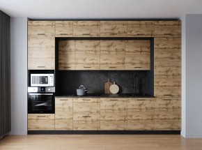 Кухонный гарнитур Крафт 3400 (Стол. 26мм) в Тарко-Сале - tarko-sale.ok-mebel.com | фото