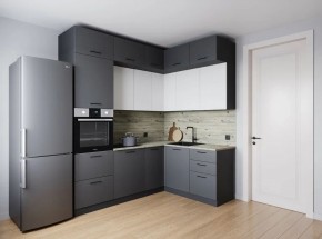 Кухонный гарнитур Меренга 2200*1700 (Стол. 26мм) в Тарко-Сале - tarko-sale.ok-mebel.com | фото