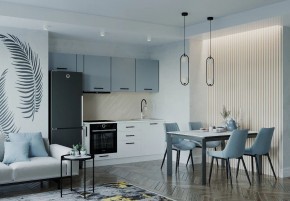 Кухонный гарнитур Ниагара 2550 (Стол. 26мм) в Тарко-Сале - tarko-sale.ok-mebel.com | фото