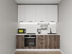 Кухонный гарнитур Старое Дерево 2200 h950 (Стол. 26мм) в Тарко-Сале - tarko-sale.ok-mebel.com | фото