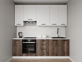 Кухонный гарнитур Старое Дерево 2400 h950 (Стол. 26мм) в Тарко-Сале - tarko-sale.ok-mebel.com | фото