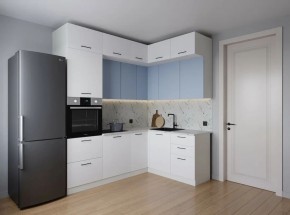 Кухонный гарнитур угловой Капри 2200*1700 (Стол. 38мм) в Тарко-Сале - tarko-sale.ok-mebel.com | фото