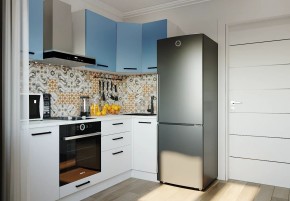 Кухонный гарнитур угловой Капри 2200х1000 (Стол. 38мм) в Тарко-Сале - tarko-sale.ok-mebel.com | фото