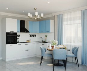 Кухонный гарнитур угловой Капри 2400х1600 (Стол. 38мм) в Тарко-Сале - tarko-sale.ok-mebel.com | фото