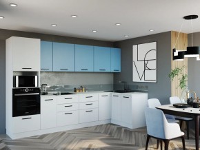 Кухонный гарнитур угловой Капри 3200х1400 (Стол. 38мм) в Тарко-Сале - tarko-sale.ok-mebel.com | фото