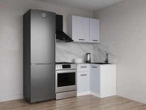 Кухонный гарнитур угловой Смоки 1000*1000 (Стол. 38 мм) в Тарко-Сале - tarko-sale.ok-mebel.com | фото