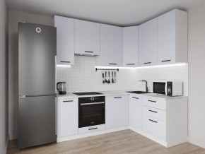 Кухонный гарнитур угловой Смоки 2200*1600 h950 (Стол. 26мм) в Тарко-Сале - tarko-sale.ok-mebel.com | фото