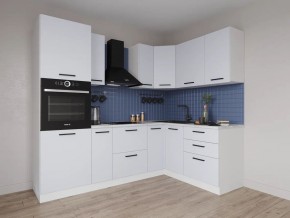 Кухонный гарнитур угловой Смоки 2400*1600 (Стол. 26мм) в Тарко-Сале - tarko-sale.ok-mebel.com | фото