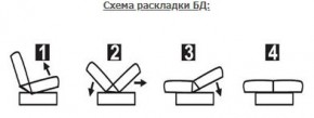ЛАУРА ЛЮКС Диван Лаура Люкс БД+2подушки в Тарко-Сале - tarko-sale.ok-mebel.com | фото 7