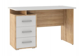 ЛАЙТ 2 Стол компьютерный (1200)  дуб сонома/белый в Тарко-Сале - tarko-sale.ok-mebel.com | фото