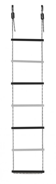 Лестница веревочная 7 перекладин цв.черный, белый D=25  в Тарко-Сале - tarko-sale.ok-mebel.com | фото