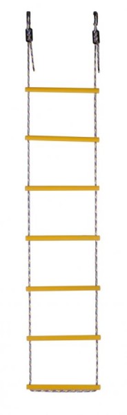 Лестница веревочная 7 перекладин цв.желтый D=25  в Тарко-Сале - tarko-sale.ok-mebel.com | фото