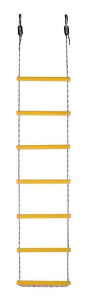 Лестница веревочная 7 перекладин цв.желтый D=30 в Тарко-Сале - tarko-sale.ok-mebel.com | фото 1